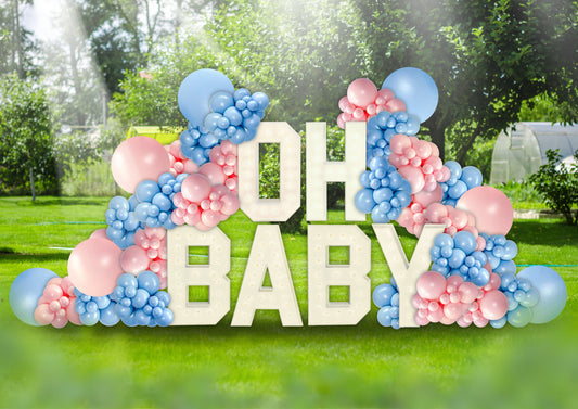 Oh Baby Marquee Letters